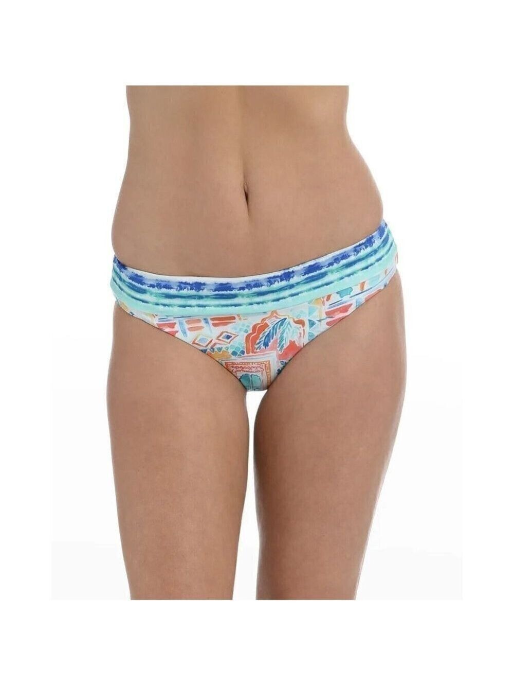 LA Blanca Bikini Bottoms "Terra" Reversible Womens Sz 16 BNWOT Hipster
